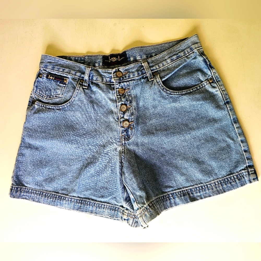 Vintage LEI Jean Shorts with Button Fly Size 13